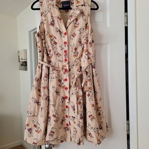 Vintage corgi dress